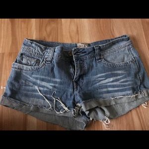 Light blue shorts